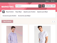 Tablet Screenshot of marketinge.es